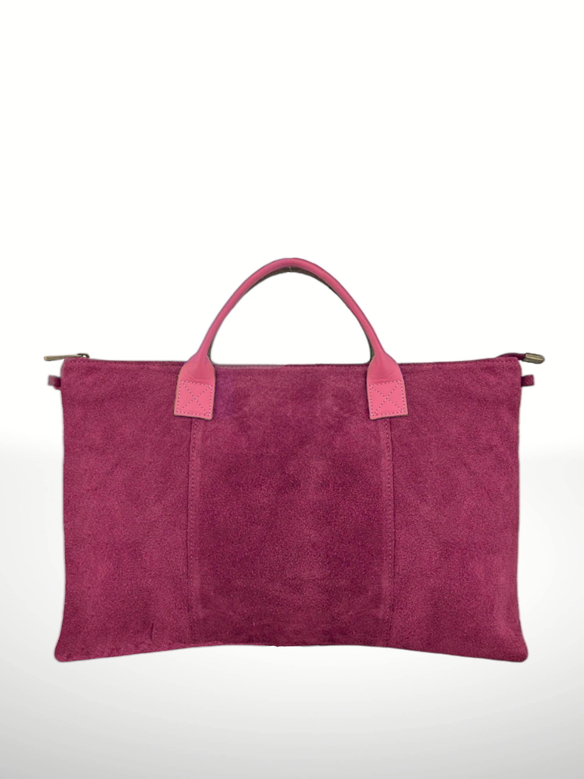 ITALIAN'S LEATHER - Wholesale Tote Bag - Women's - Suede Leather Bags Milano 2208111