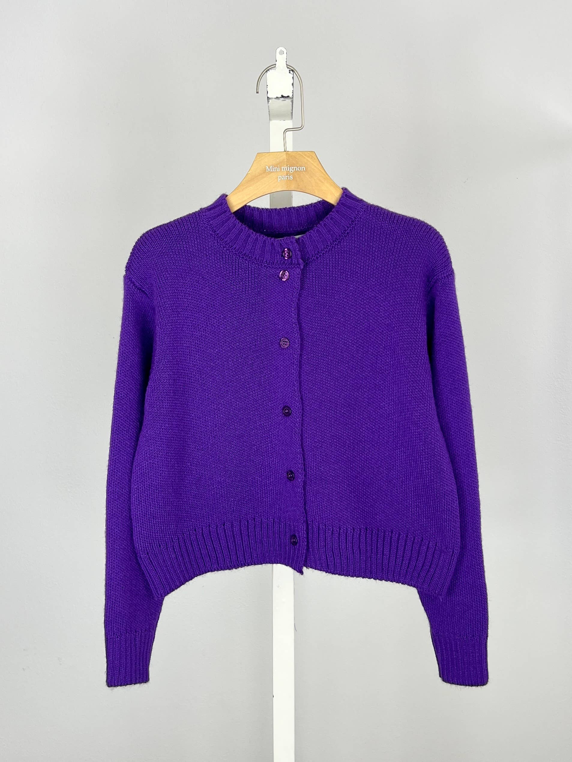 MINI MIGNON PARIS - Wholesale Cardigan - Kinderen - Effen meisjesvest5