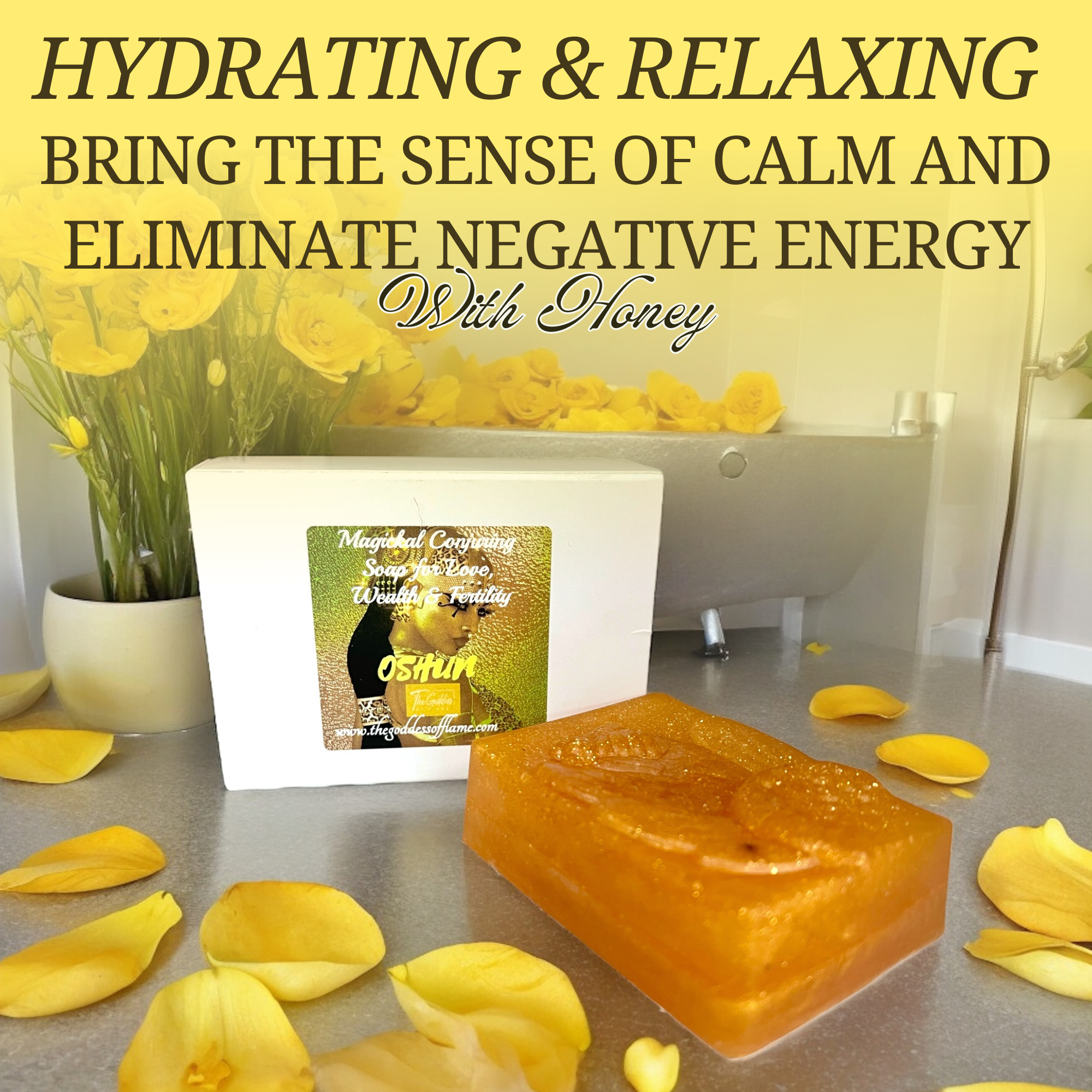 The Goddess of Flame - Wholesale Bar Soap - Oshun Enchanted Magic Soap for love, wealth and fertility6