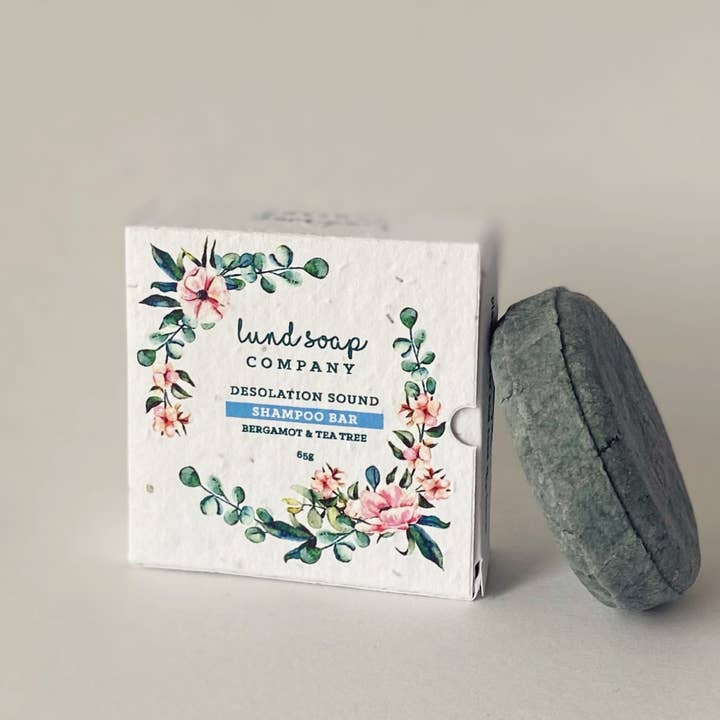 Desolation Sound Shampoo Bar for wholesale by Lund Soap Company