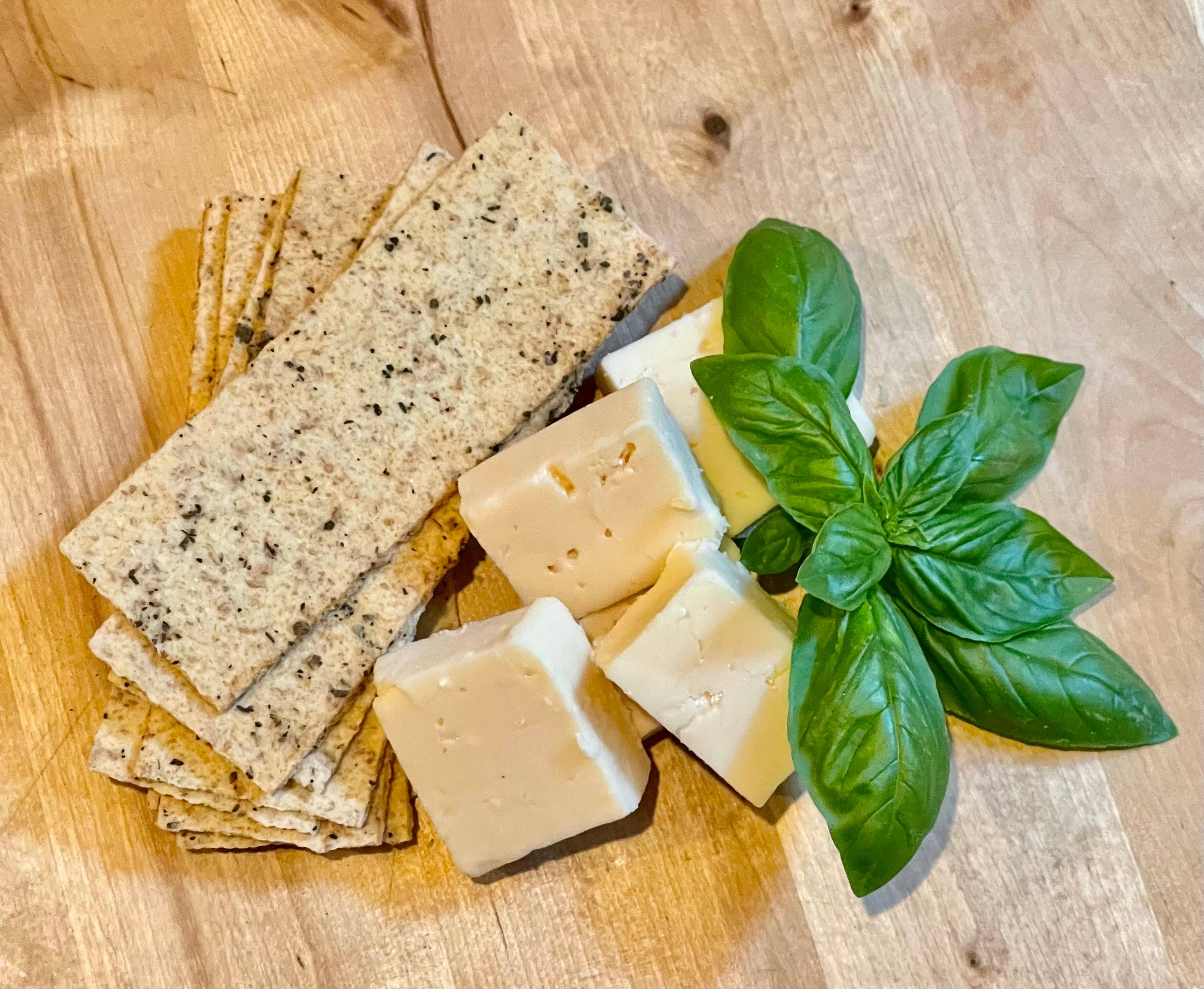 Z crackers - Wholesale Crackers - Garlic + Basil Handmade Artisan Cracker2