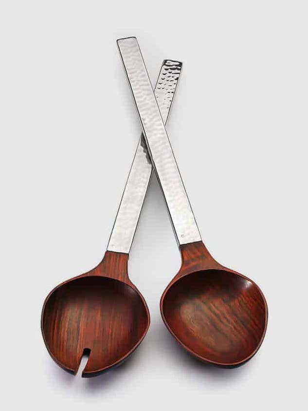 Conjunto de Salada Eco-Style Valencia com Madeira de Acácia (conjunto de 2 peças) por atacado de Mary Jurek Design Inc