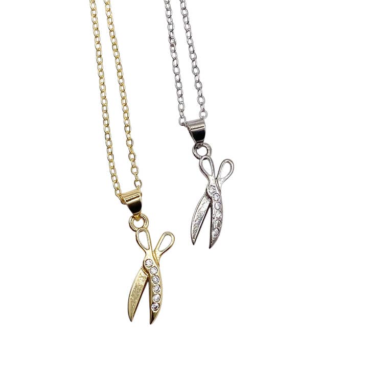 VB&CO Designs Handmade Jewelry - Wholesale Pendant/Charm Necklace - Hairdresser necklace dainty jewelry necklace