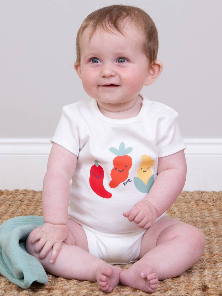 Kite Clothing - Wholesale Bodysuit (non-footed) – Baby - Wonky veg bodysuit1