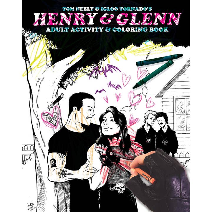 Microcosm Publishing & Distribution - Wholesale Coloring Book - Adult - Henry & Glenn Adult Activity & Coloring Book