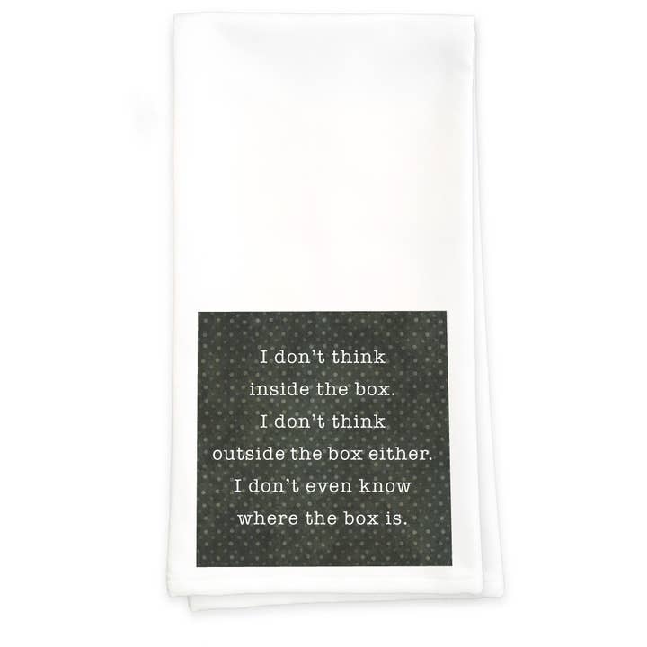 The Box - Towel for wholesale by Paisley & Parsley