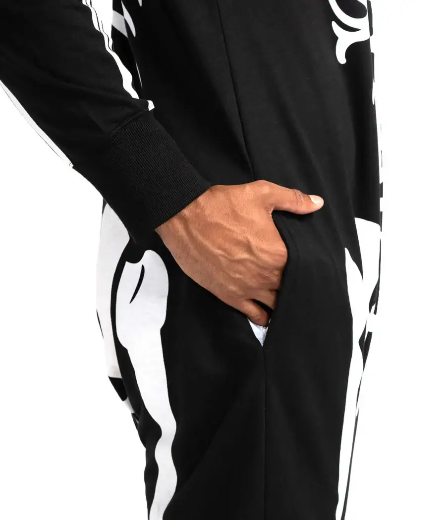 Tipsy Elves - Wholesale Onesie - Men's - Skeleton Jumpsuit - Men's Spooky Halloween Costume Onesie4