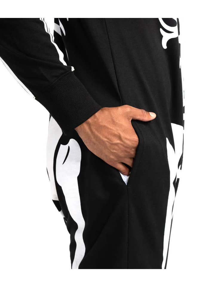 Tipsy Elves - Wholesale Onesie - Men's - Skeleton Jumpsuit - Men's Spooky Halloween Costume Onesie4
