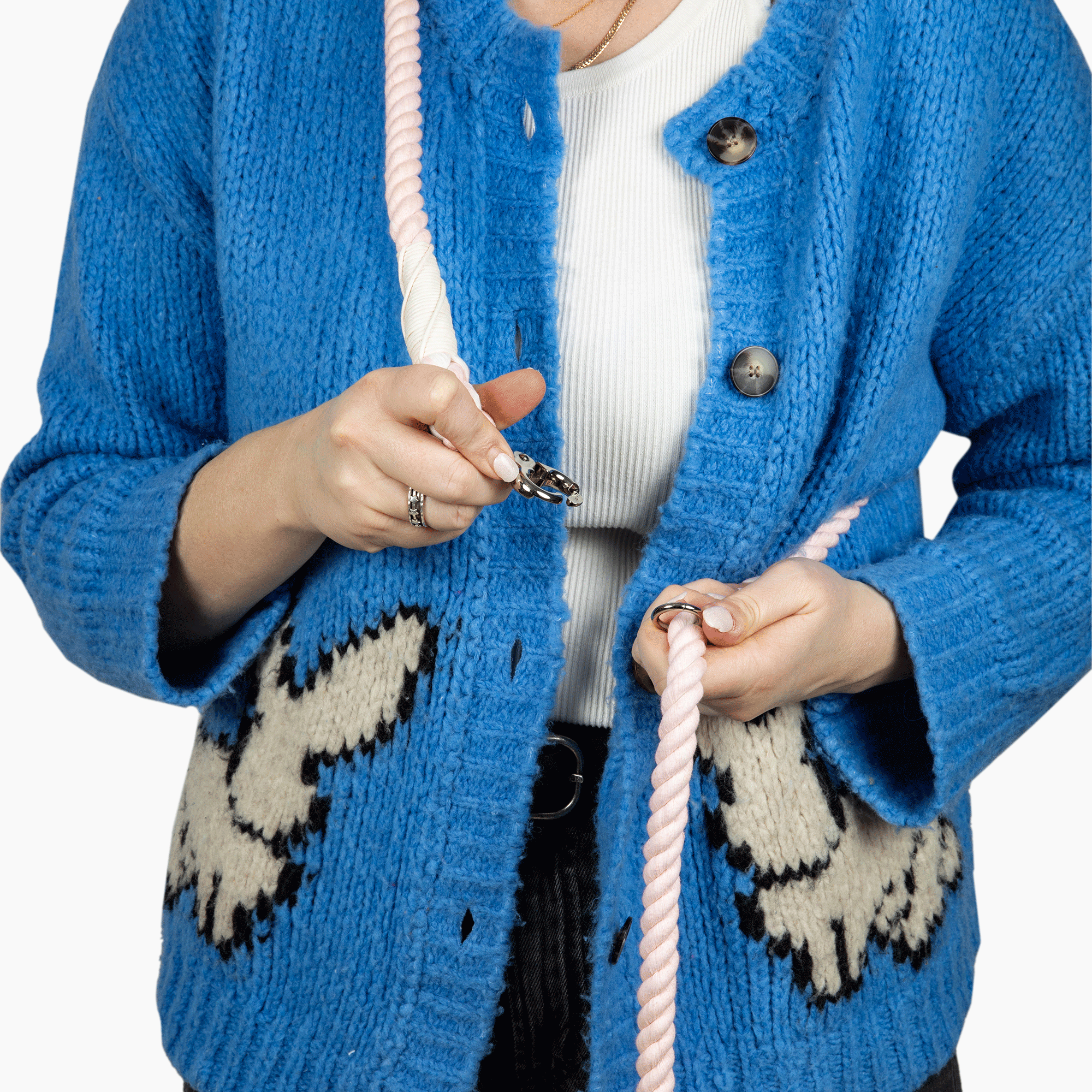 Lucy & Co. – trela - Cão por atacado – Trela de Corda Mãos-Livres Cupid's Crush7