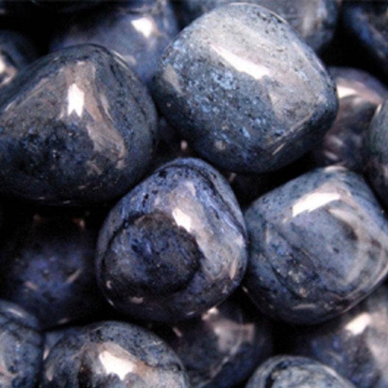 La Boîte à Cailloux - Wholesale Spiritual Stone/Crystal - Dumortierite Namibia A+ (tumbled stone)0