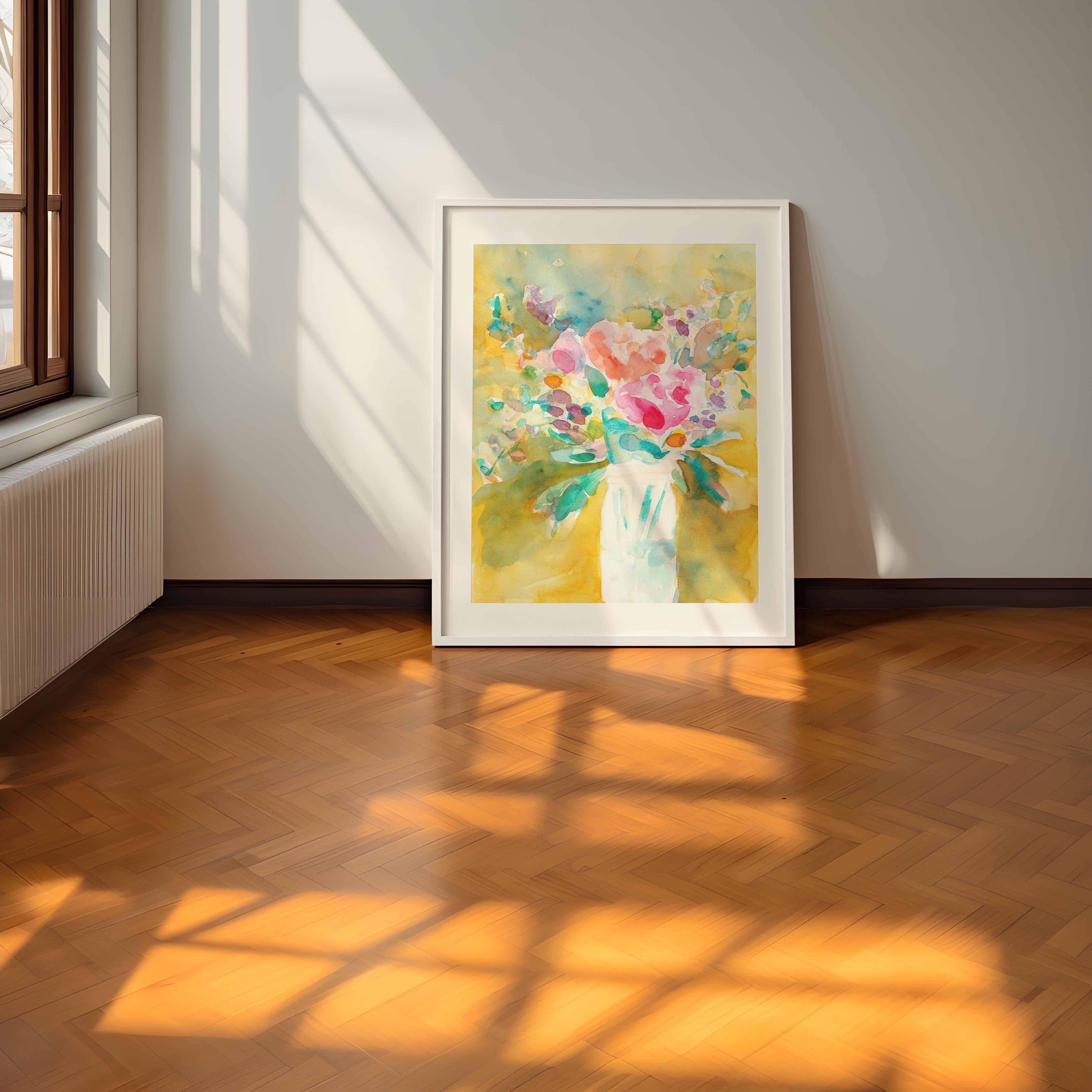 Margaret Joy - Wholesale Art print - Mason Jar Bouquet1