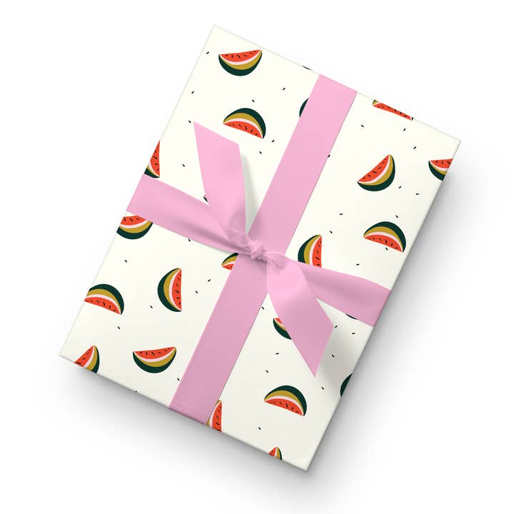 Watermelon - Gift Wrap (Rolls) for wholesale by Dahlia Press