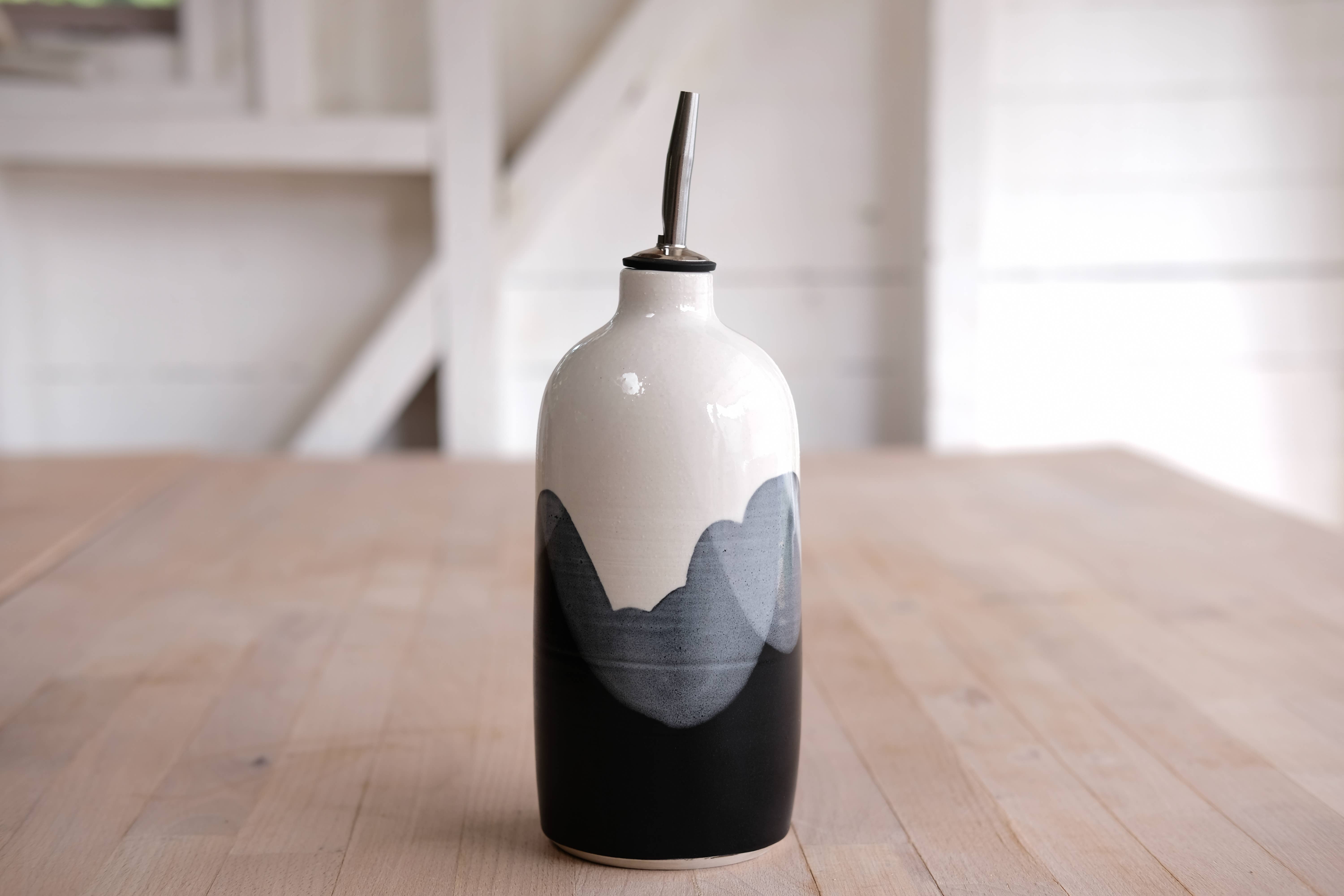 FHAR Studio - Wholesale Oil/Vinegar Dispenser - core - 23 fl oz oil cruet - handmade, porcelain5