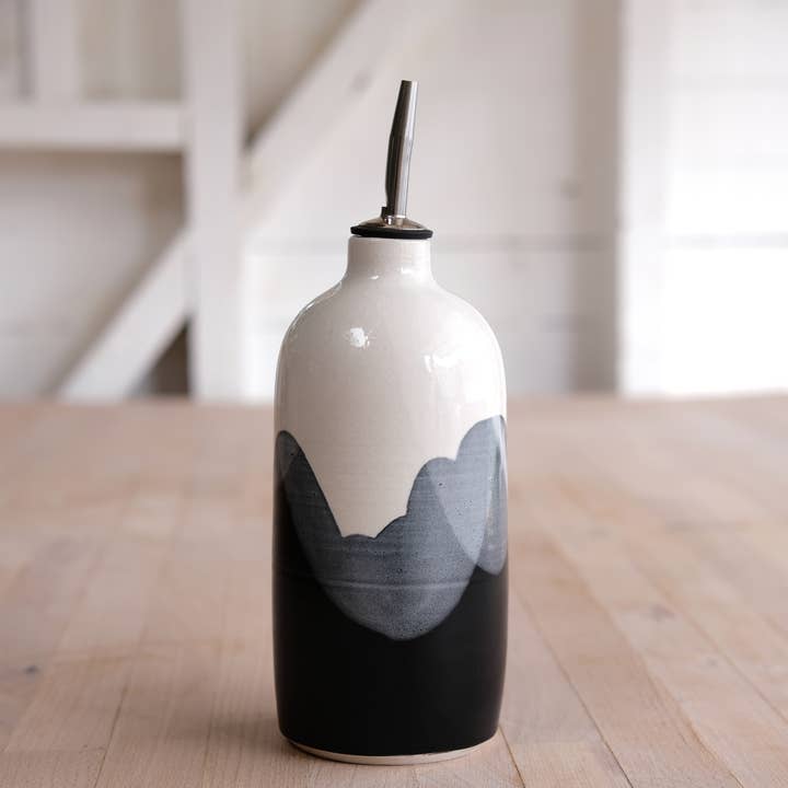 FHAR Studio - Wholesale Oil/Vinegar Dispenser - core - 23 fl oz oil cruet - handmade, porcelain5
