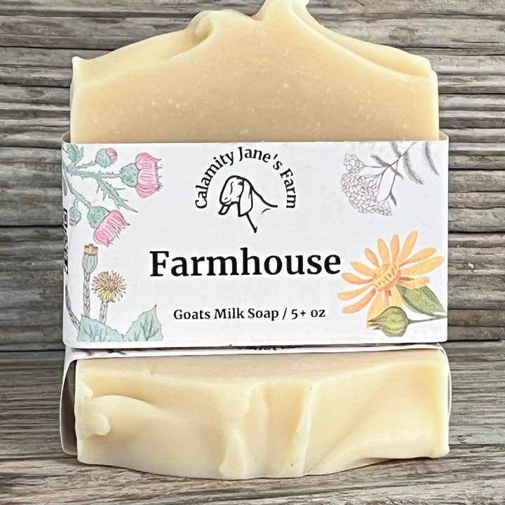 Savon Farmhouse au lait de chèvre et au suif pour la vente par Calamity Jane’s Farm