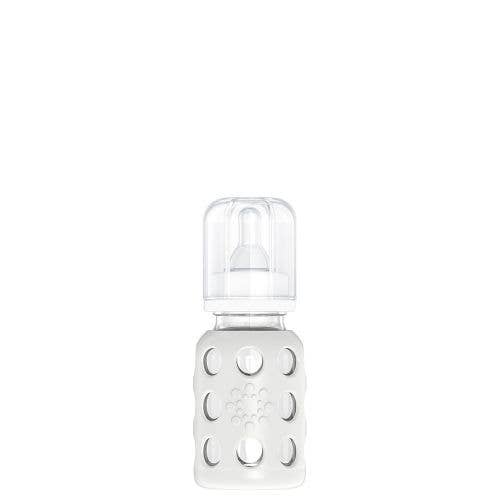 Lifefactory - Wholesale Baby Bottle - 4oz Glass Baby Bottle - Stage 1 Nipple, Stopper, and Cap6