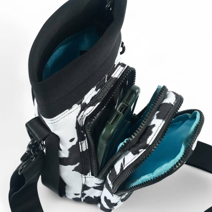 Sipsey Wilder - Wholesale Bottle Rack/Holder - Cow Print Water Bottle Carrier 4