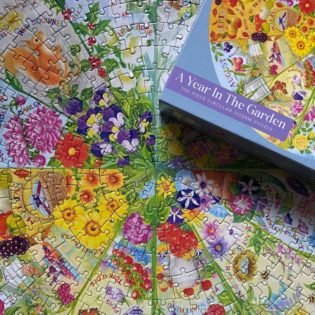 Gibsons Games Inc - Wholesale Puzzle - Adult - A Year in the Garden 500 Piece Jigsaw Puzzle3