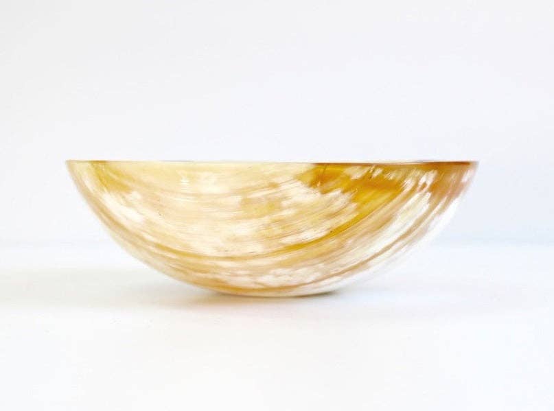 The African Home Goods - Wholesale Decorative Plate/Dish/Bowl - Ankole Cow Horn Decorative or Fruit Bowls0