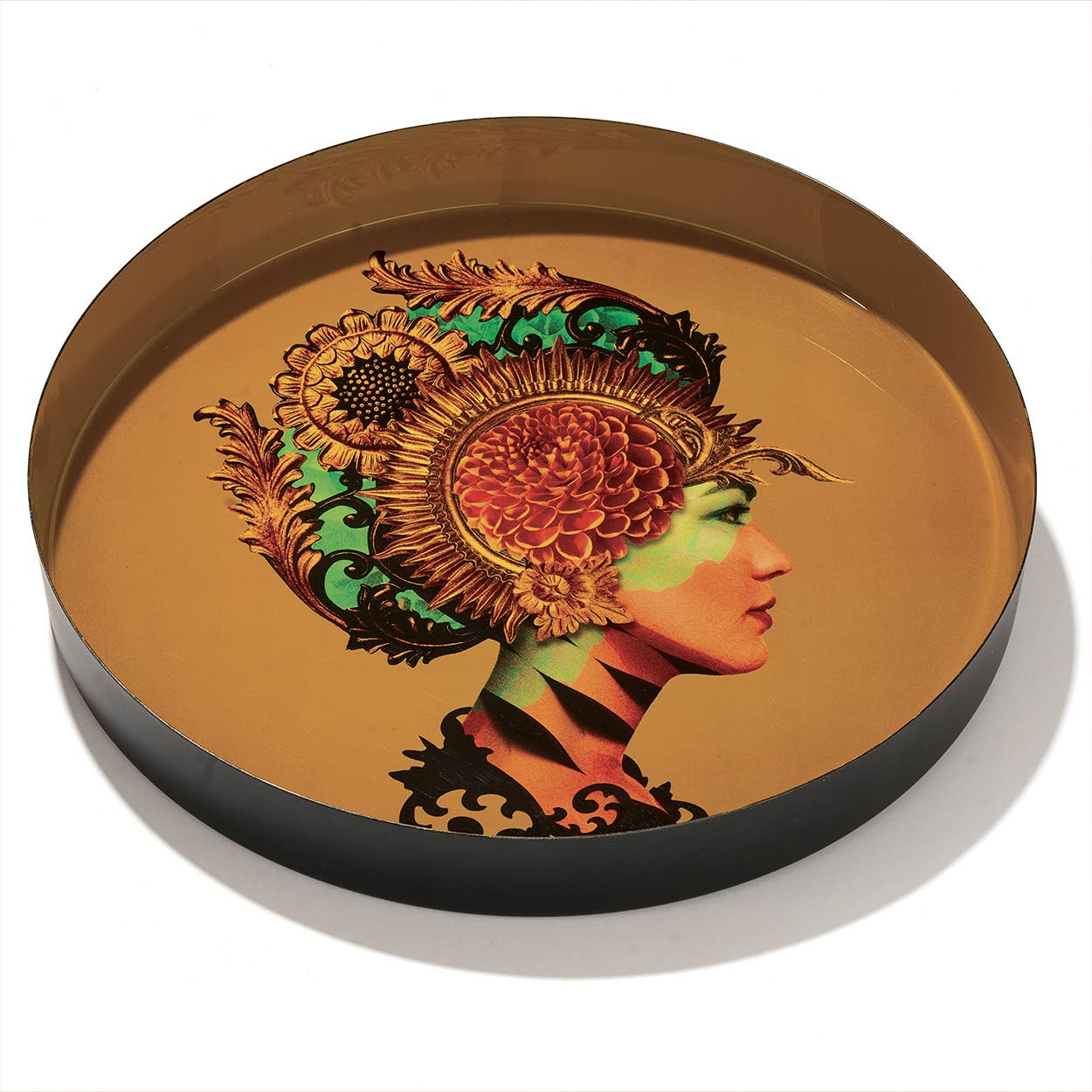 Gangzaï Design - Wholesale Decoratief dienblad - Ronde schaal Naïa1