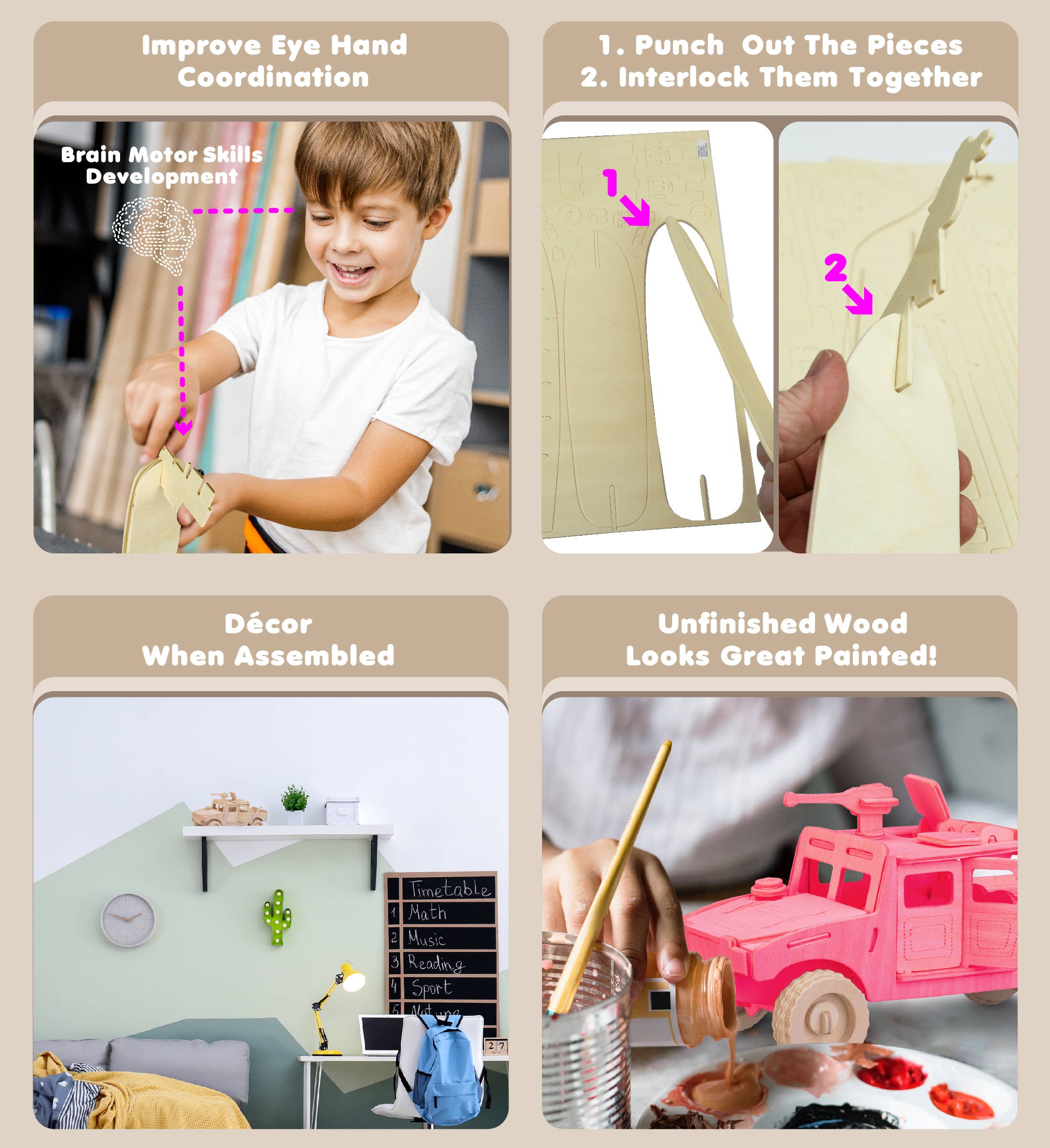 Cota Global - Wholesale Puzzle - Kids - 3D Puzzles - H1 Lr2