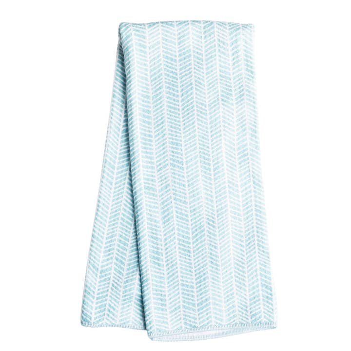 Once Again Home Co. - Wholesale Tea Towel - Anywhere Towel - Branches in Turquoise