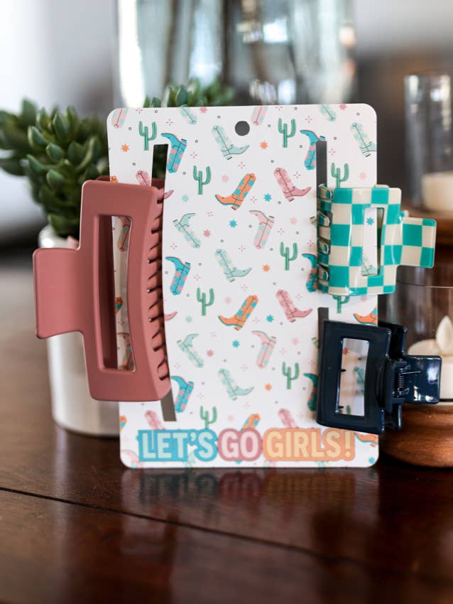 Claw Clip Hair Set - Let's Go Girls for wholesale by Jadelynn Brooke