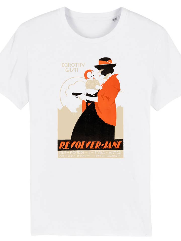 Revolver Jane by Eric Rohman, 1918 - Organic Cotton T-Shirt for wholesale by Flashback Shop