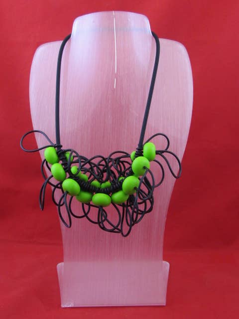 Designs by OC - Wholesale Bib Necklace - NKL 539 - C6 Edgy1