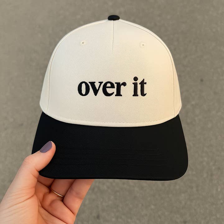 Embroidered Over It Minimalist Snapback for wholesale by Thread Friday