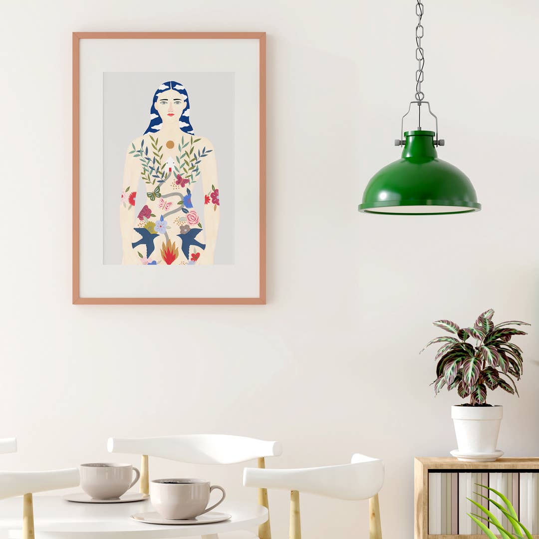 Depeapa - Wholesale Art Print - Illustration art print. Wall art home decor. Woman print1