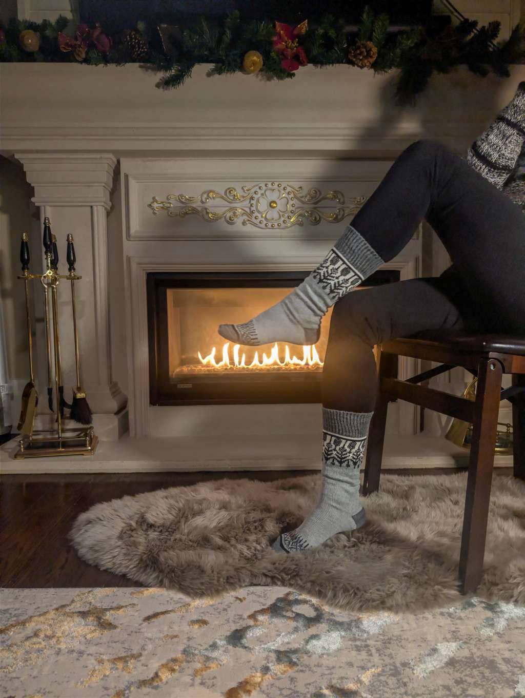 Nordic Wools - Wholesale Socks - Unisex - Nordic Socks Merino Wool in PERFORM™ (Yule - Ash) - Unisex2