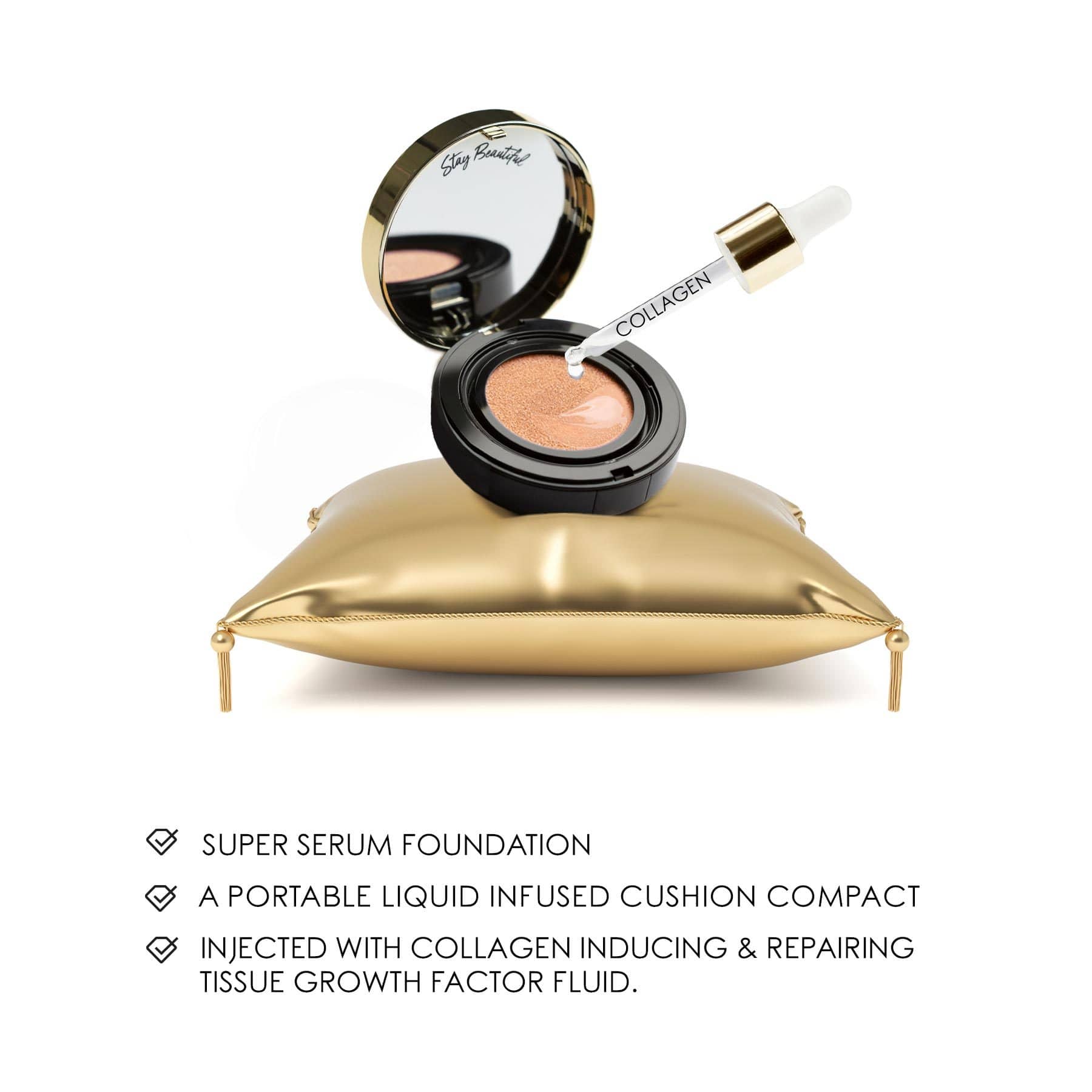 Mirenesse - Wholesale Foundation - 10 Collagen Cushion Compact Foundation- Winner Best12