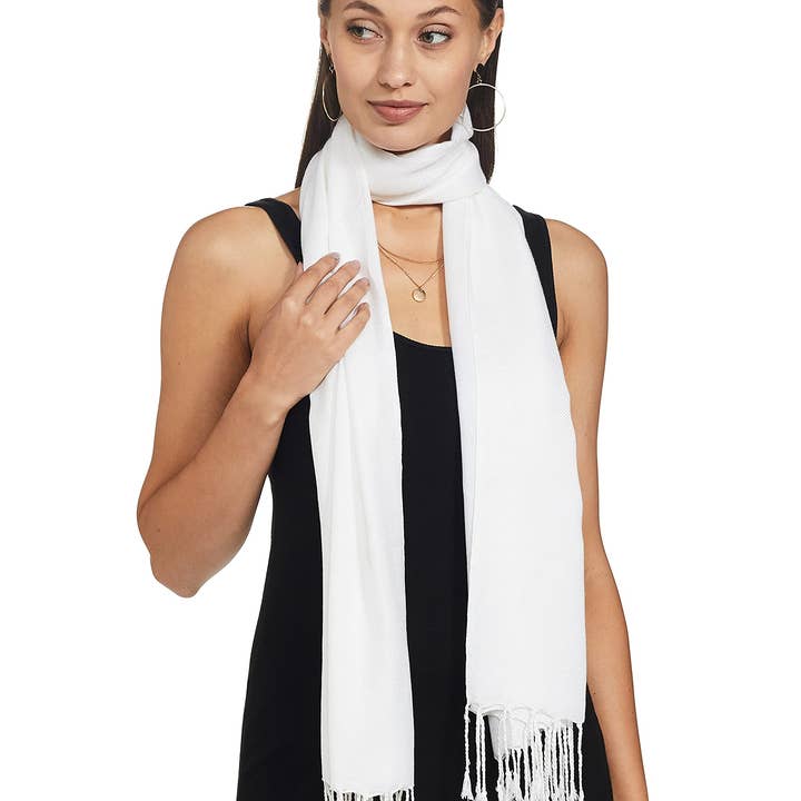 Ecogram - Venta al por mayor Bufanda - Mujer - Mantones en blanco