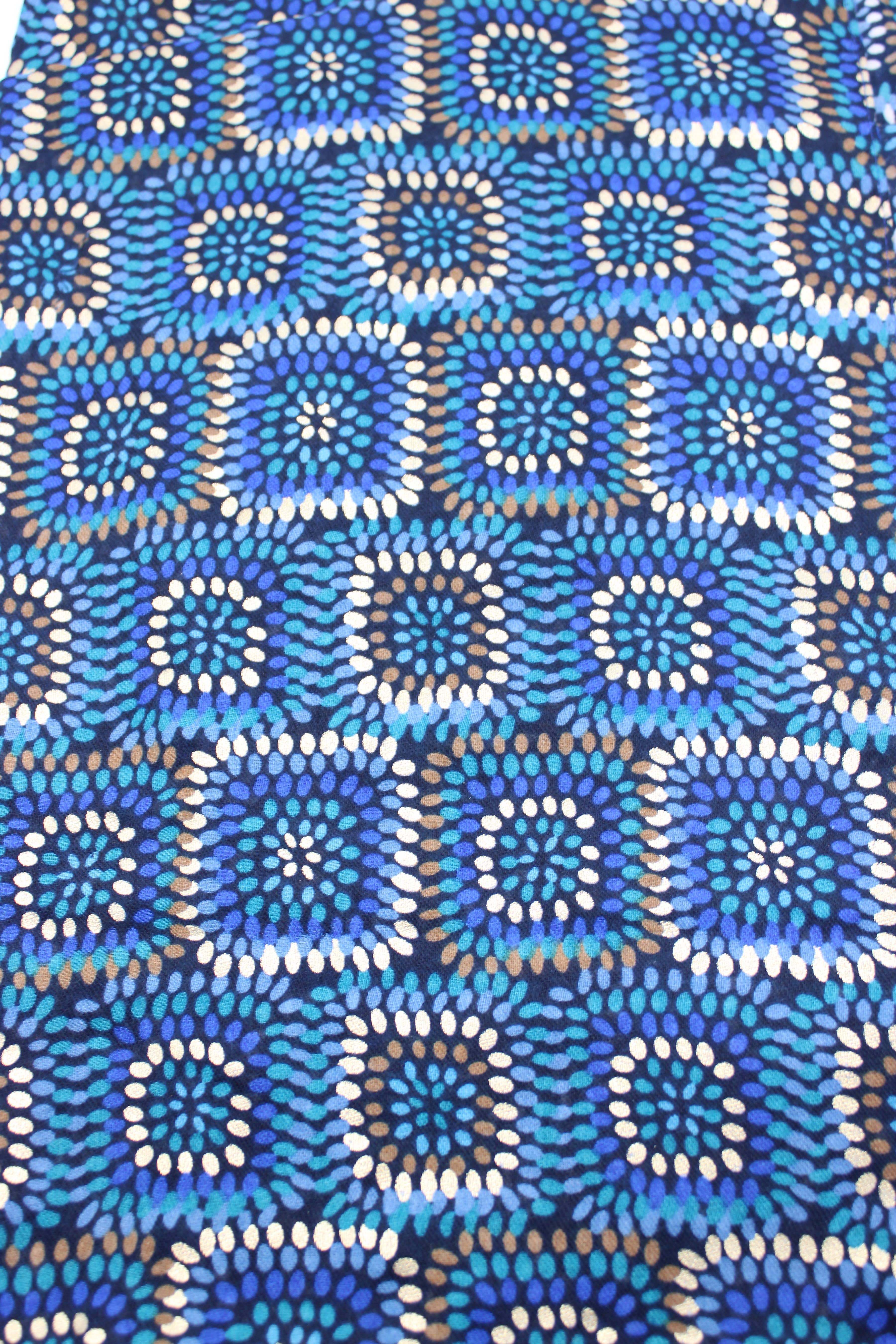 Shebobo – Engroshandel Tørklæde - Unisex – Vegas geometrisk print med metalliske detaljer tørklæde wrap3