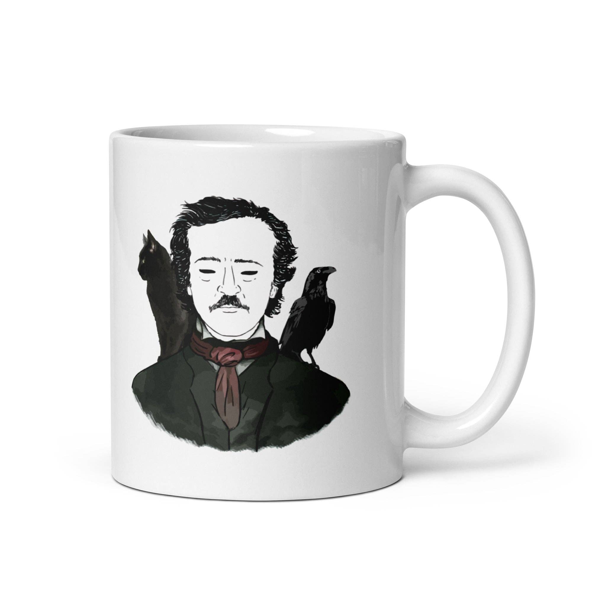 El loco del Pelo Rizo - Wholesale Coffee Mug - Edgar Allan Poe mug