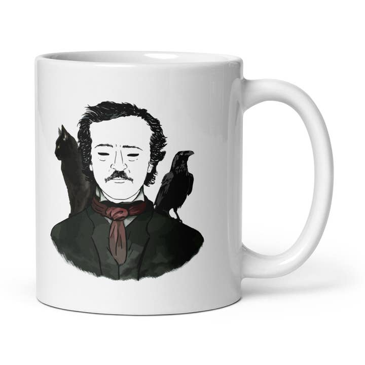 El loco del Pelo Rizo - Wholesale Coffee Mug - Edgar Allan Poe mug0
