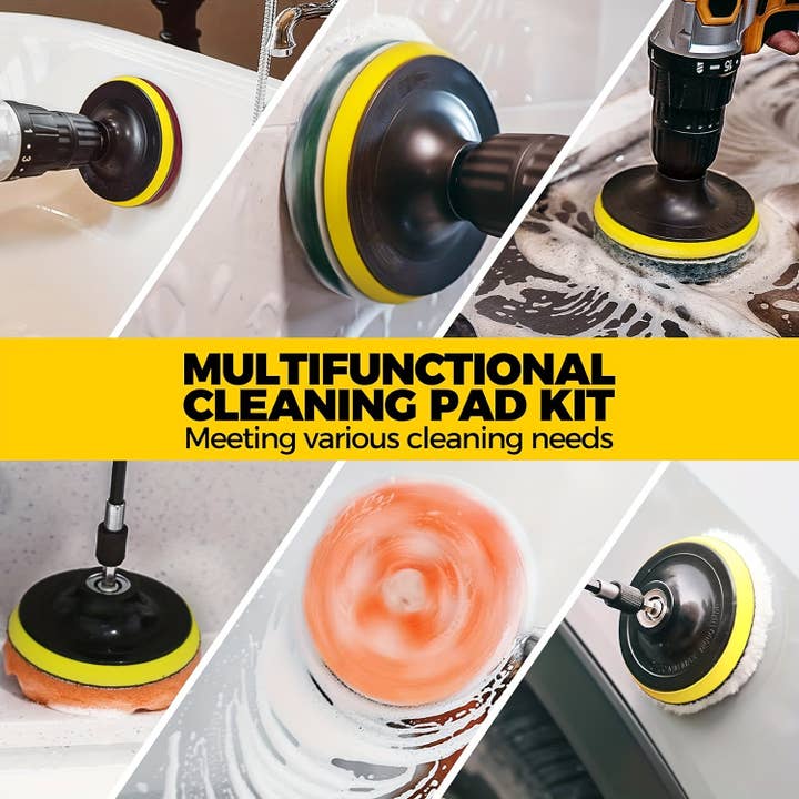 Shop Celino - Wholesale Cleaning Brush - Ultimate 7-Piece Drill Brush Set - Power Scrubbing Tool Kit6