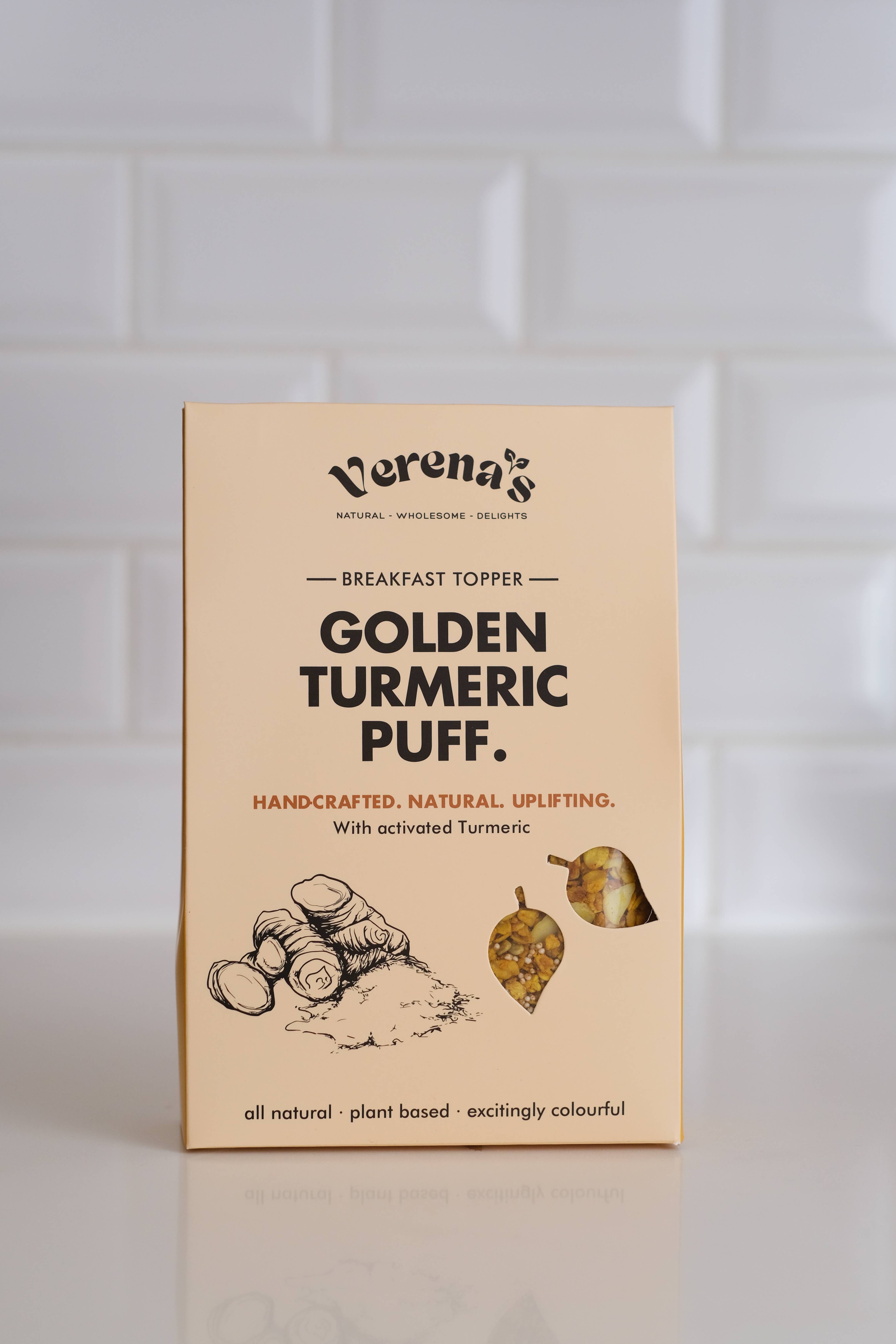 Verenas Kitchen LTD – wholesale Granola – Golden Turmeric Puff - Superfood Topper