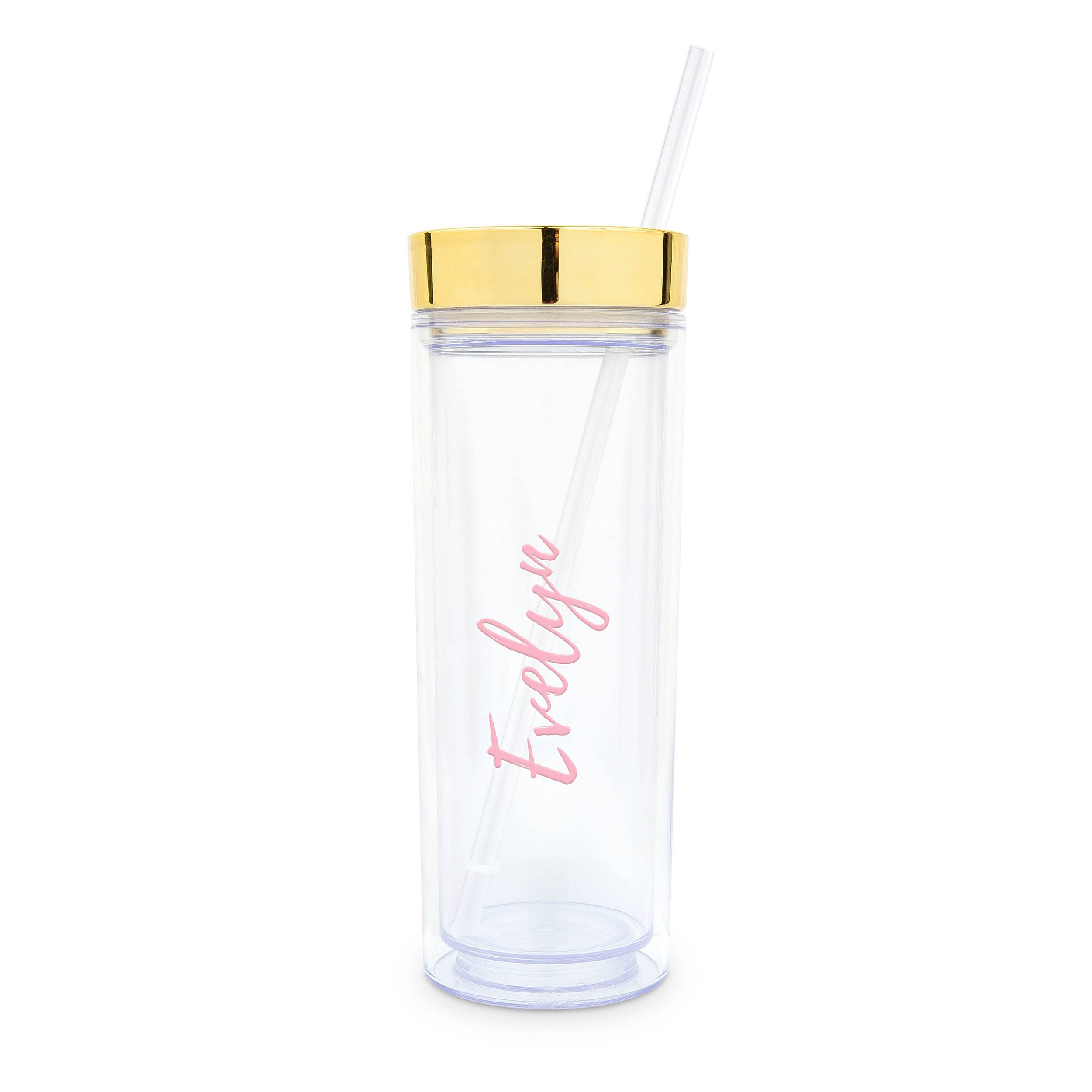 Weddingstar Inc. – wholesale Insulated mug/tumbler – 17 oz. Insulated Plastic Drink Tumbler - Calligraphy8