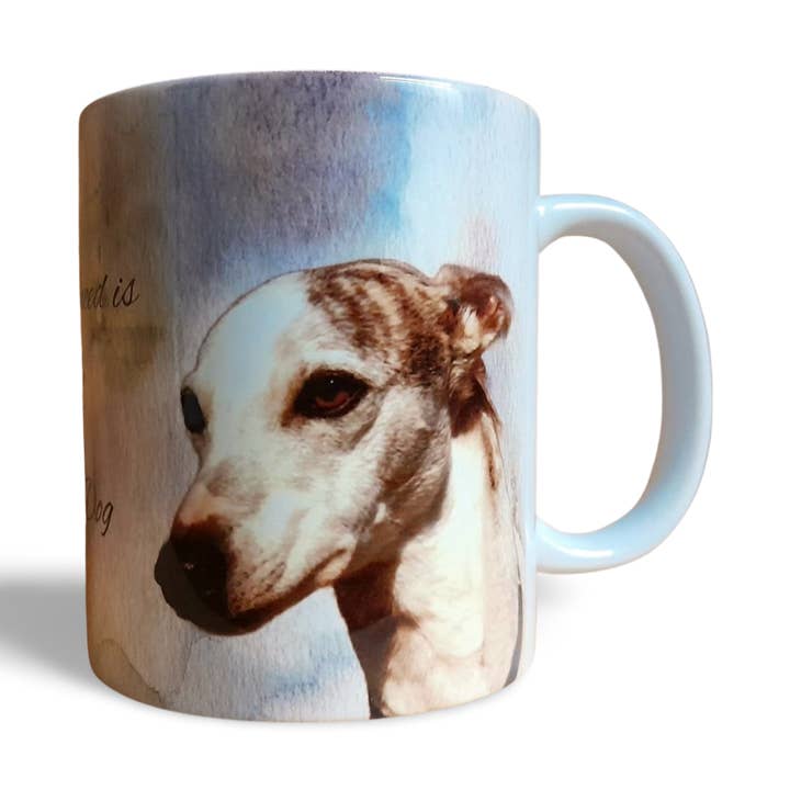 Whippet Dog Mug for wholesale by Rockways Designs