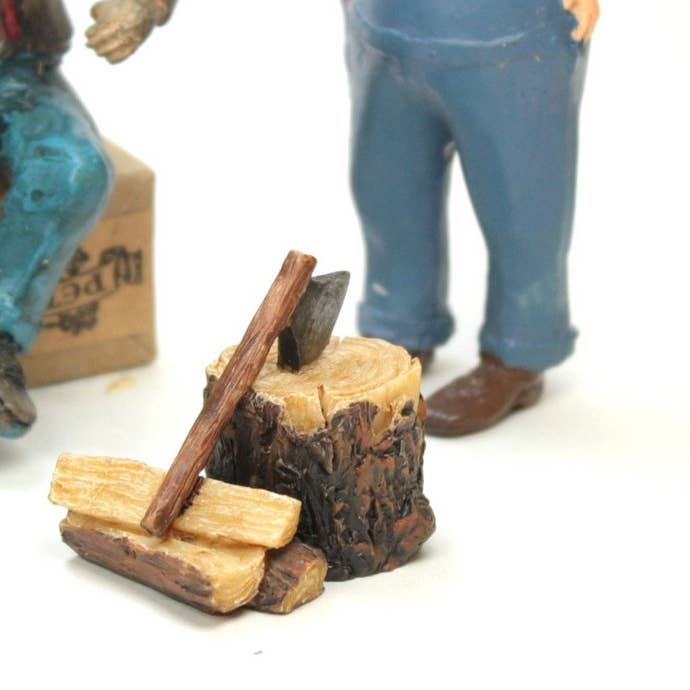 Firewood, Axe & Stump - #118-1002 for wholesale by Meyer Imports