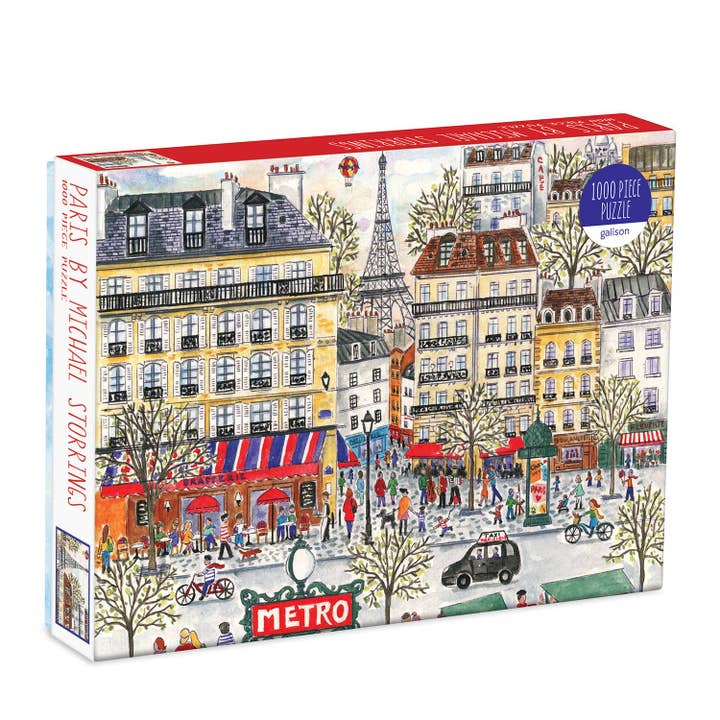 Chronicle Books - Wholesale Puzzle - Adult - Michael Storrings Paris 1000 Piece Puzzle