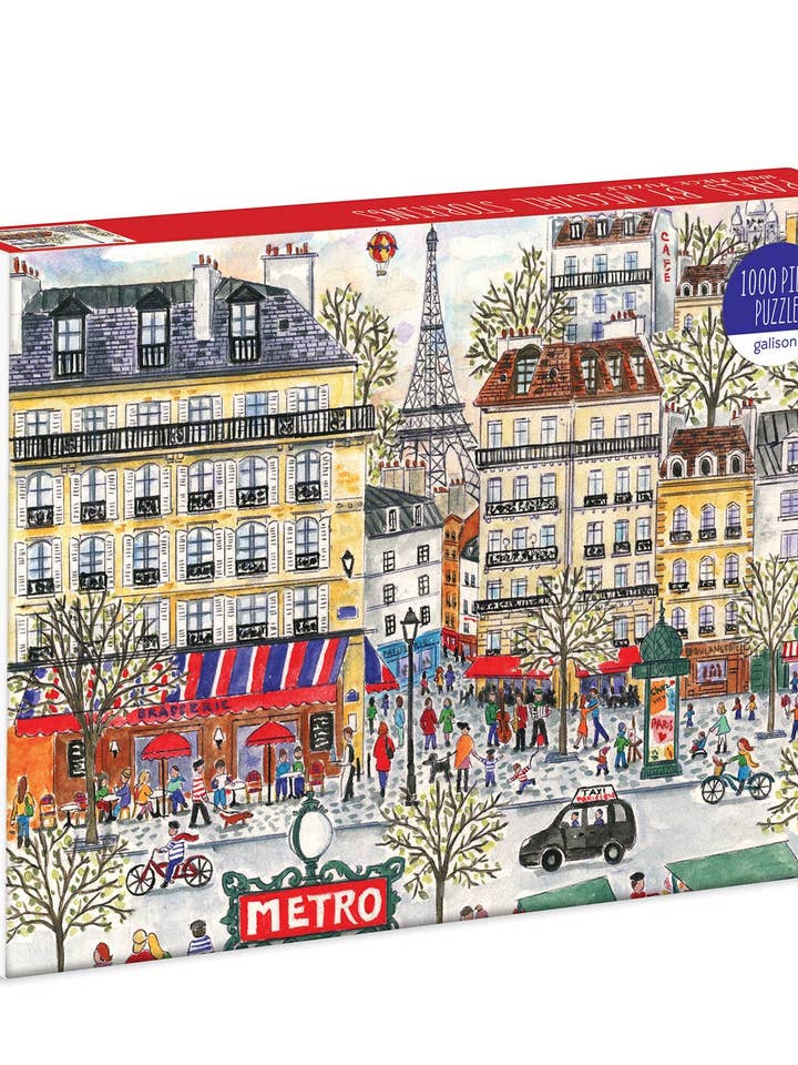 Michael Storrings Paris 1000 Piece Puzzle for wholesale by Chronicle Books