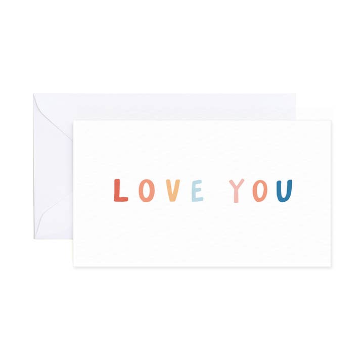 Ik hou van je minikaartpakket voor wholesale door Evergreen Summer