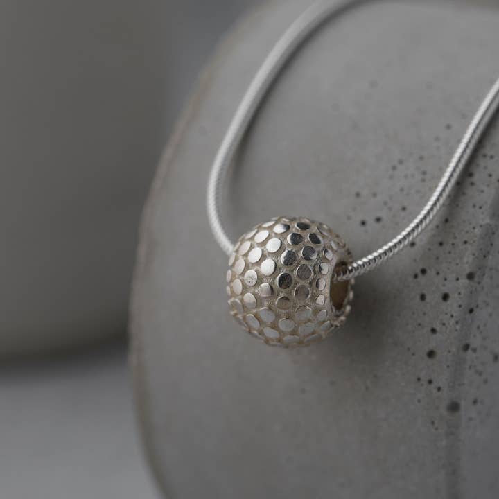 Dotty Solid silver Bead Necklace for wholesale by BOO jewellery