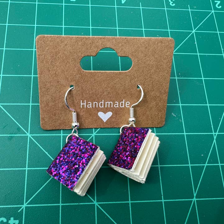 Poetose - Wholesale Dangle Earrings - Handmade Book Earrings