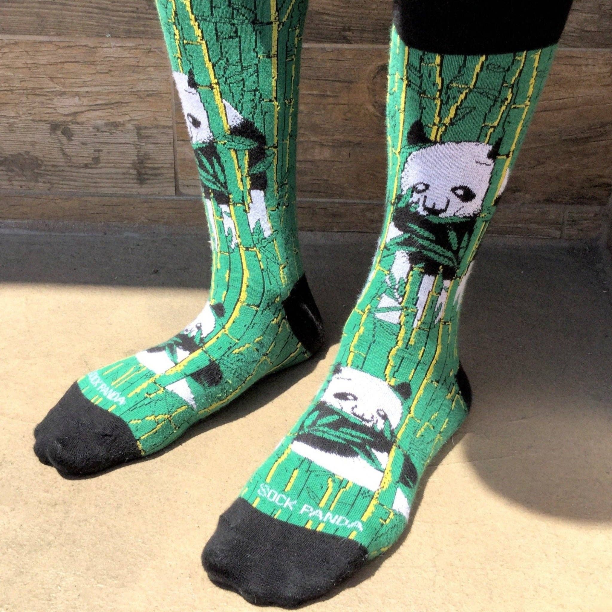 Sock Panda - Wholesale Socks - Unisex - Panda Sitting in Bamboo Socks from the Sock Panda2
