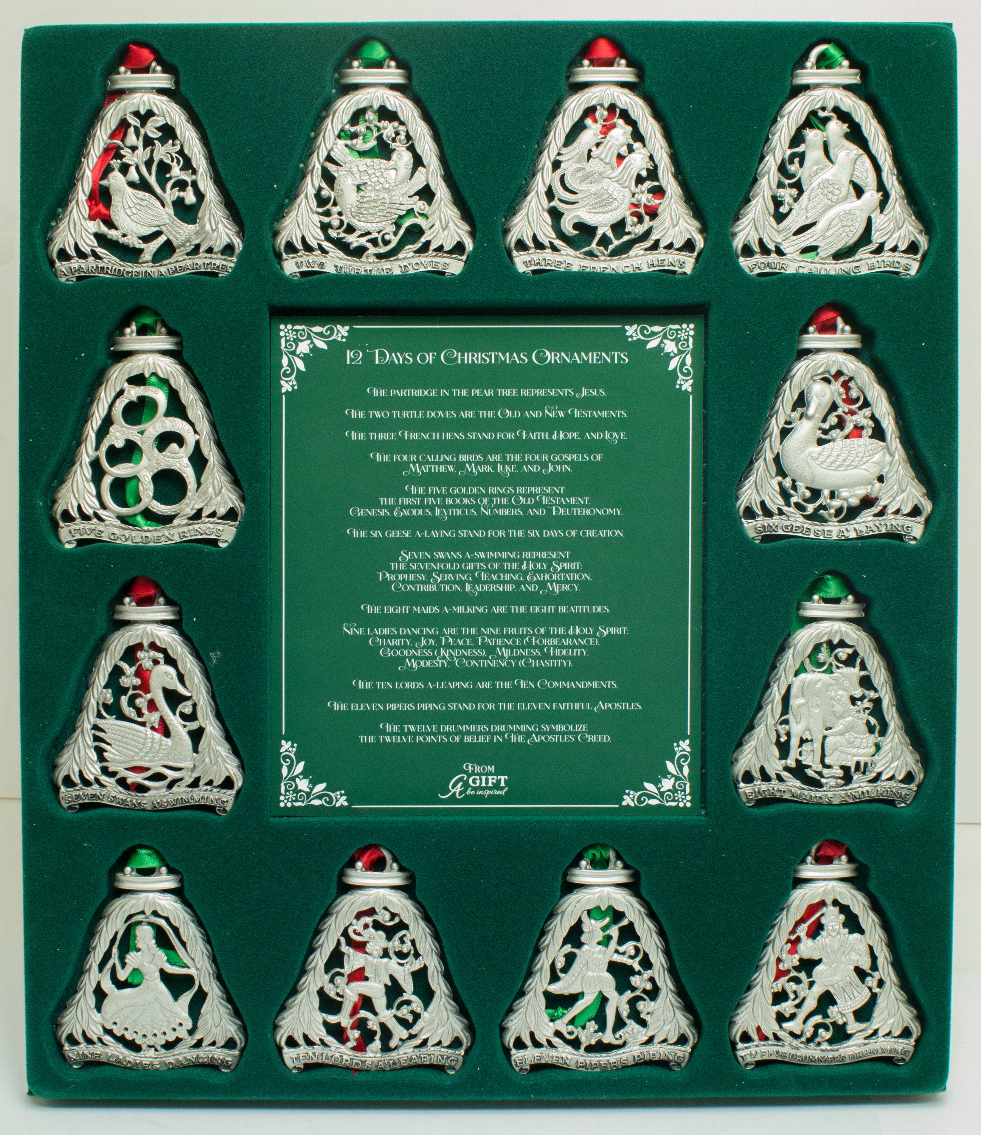 Abbey + CA Gift – wholesale Prydnadsset – 12 Dagar av julprydnad Set4