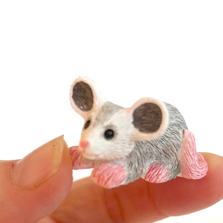 The Gifted Rat - Wholesale Decorative Figurine - Fairy Garden Animal Oppossum Possum FigurineÂ
